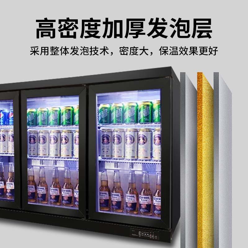台式啤酒柜冷藏保鲜透明玻璃展示柜台式冰箱商用饮料柜嵌入式冰柜