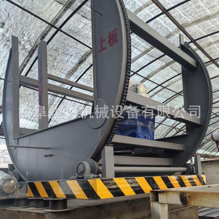 180度旋转木工家具翻板机 轻木翻板机 钢卷材石材翻转机厂家