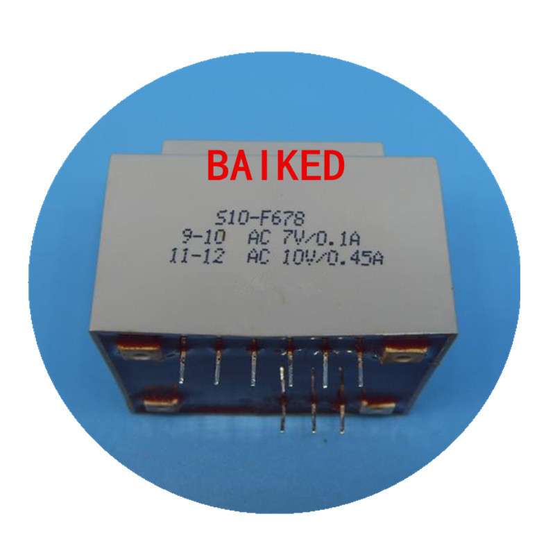 新创四方 S10-F678 输入220V 3路输出7V 10V 12V 10VA兵字变压器