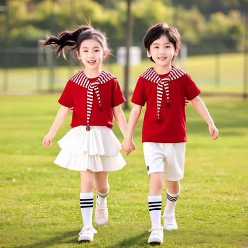 幼儿园学院风毕业照演出服