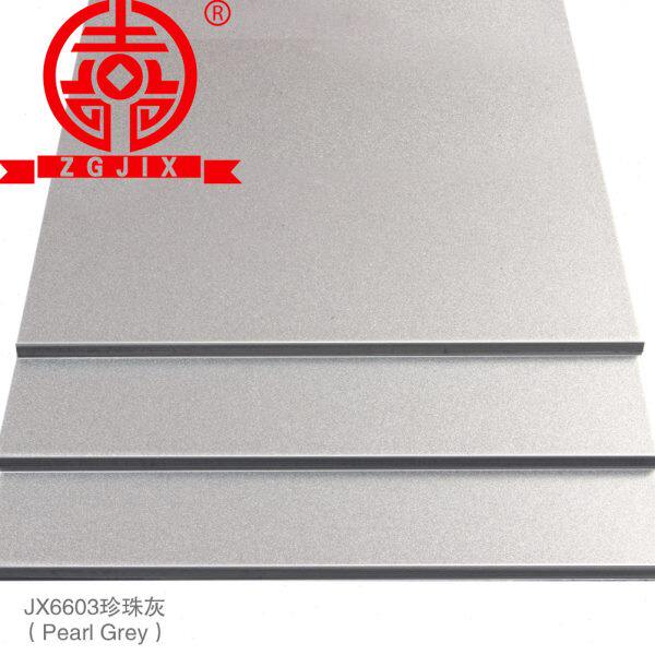 上海吉祥铝塑板4mm21丝珍珠灰门头招牌广告幕墙干挂定制板材