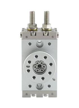 FOYE旋转摆动气缸MSQB10A气动转盘MSQA10A齿轮摆台可调可调缓冲