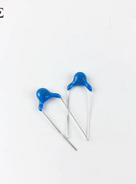 高压瓷片 安规Y1电容 AC400V 102M 1000pF 1nF X1 Y1 蓝色 P=10mm