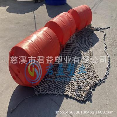 峡山水电站拦污浮筒 60*80浮筒夹网式拦污排浮体