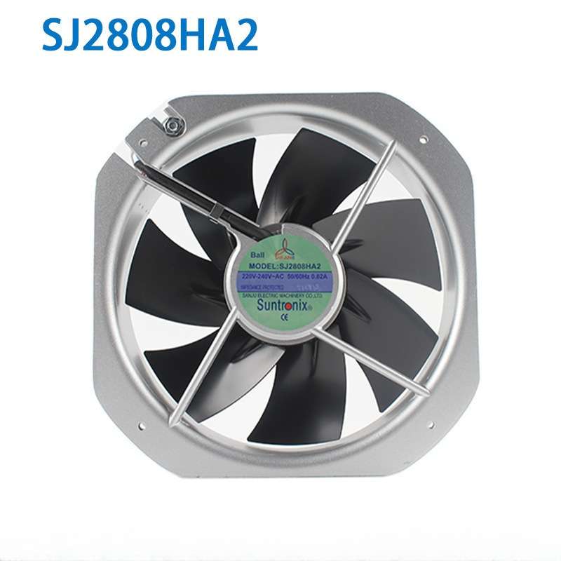 SANJUN/三巨SJ2808HA2 28080铁叶耐高温工业排风扇散热风机