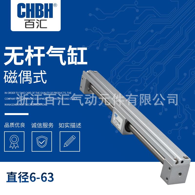 厂家供应磁偶式无杆气缸CY1B单轴无杆气缸直径6-63标准无杆气缸