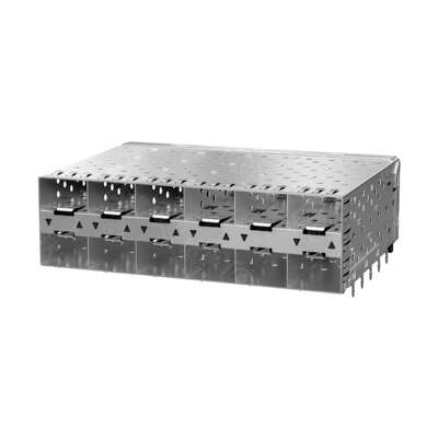 WHSFP06026D016 SFP2X6 外灯SFP CONNECTOR 压接脚镀金15u 连接器