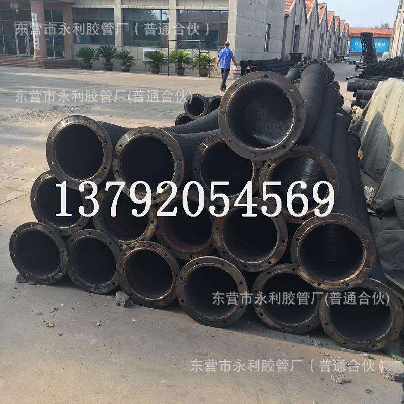 7寸8寸10寸吸排泥浆输水橡胶管 175-250mm打桩机用钢丝骨架橡胶管