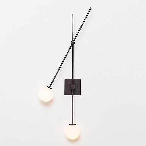 现代简约线条壁灯北欧设计师个性创意餐厅过道卧室床头灯中山灯具