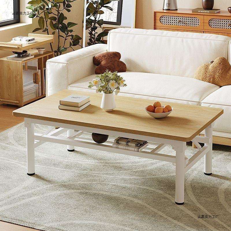 折叠茶几吃饭桌出租屋用矮桌简易长方形桌子餐桌客厅茶几家用方桌