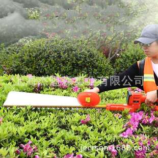 锂电绿篱机 单双刃修剪机 充电式电动茶树修剪机绿篱修剪机篱笆剪