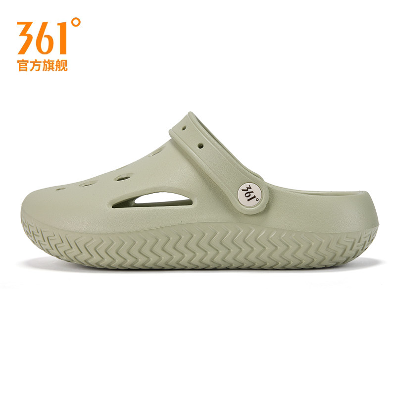 361岩峿洞洞鞋男外穿春夏季2026新款透气防滑软底时尚情侣凉拖