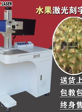 水果榴莲loge商标激光雕刻机竹木筷子木头激光刻字机co2打标机