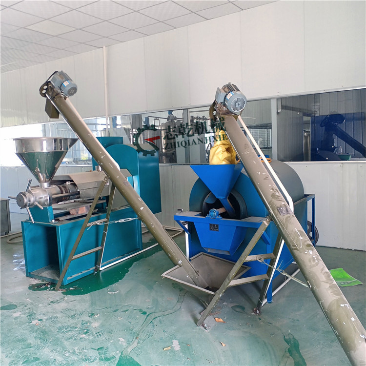 商用全自动螺旋榨油机 油菜籽炸油生产线 加工花生油成套设备