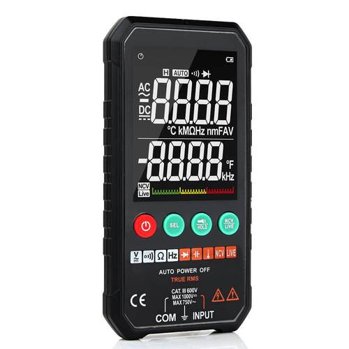 数字万用表 智能全自动防烧表便携式万用表FY107B/FY108C