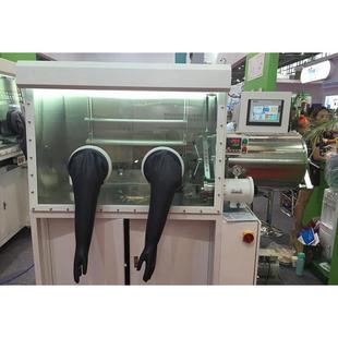 丁基橡胶手套箱铝合金法兰固定盘耐高温科研长臂手套核工业手套