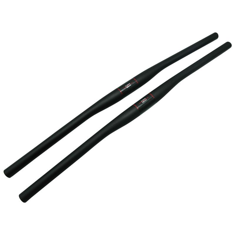 无标全碳纤维自行车直把 31.8把横 ７度山地车车把 自行车零配件