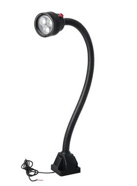 九家 LED防水工作灯3W 24V防油防腐蚀三防灯 铣床软管工作灯黑色