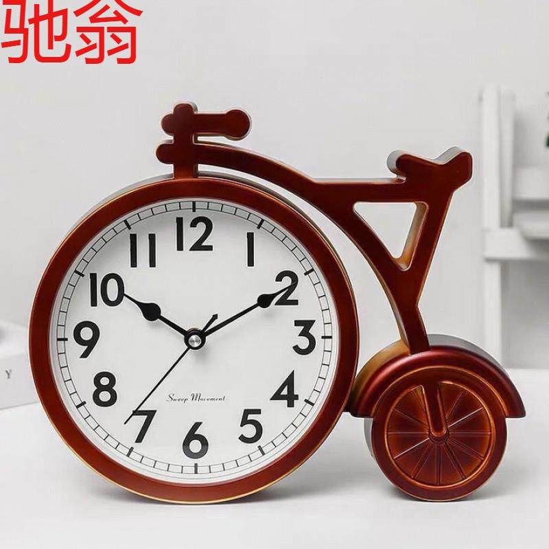 E4C时钟客厅台钟桌面新款静音大字老人钟表时尚摆件电视柜,3C数码配件,USB灯,淘宝优惠券,粉丝福利购,淘宝优惠卷