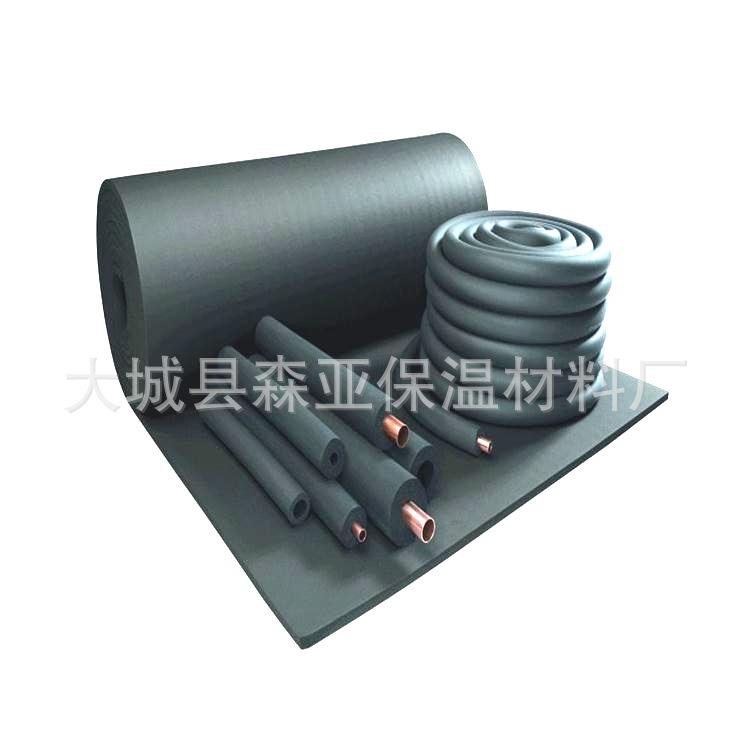 B1级橡塑管壳高密度难燃橡塑保温棉隔热防冻套管厂家