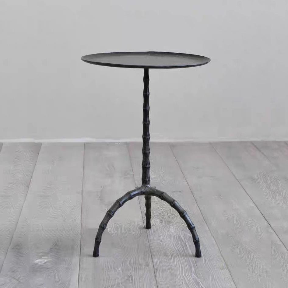 垞寂风沙发边几轻奢圆形小茶几创意角几意式极简客厅小咖啡桌