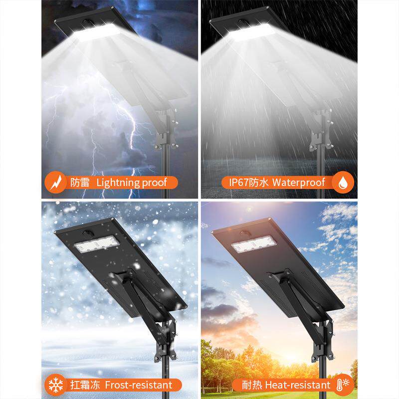 集益太阳能投光灯超薄平板灯大功率庭院LED农村路灯厂家智能感应