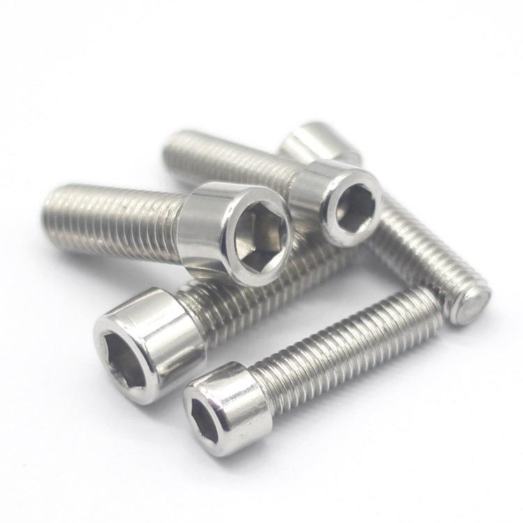 M3 不锈钢201杯头内六角螺栓 圆柱头内六角螺丝 GB70 厂家直销