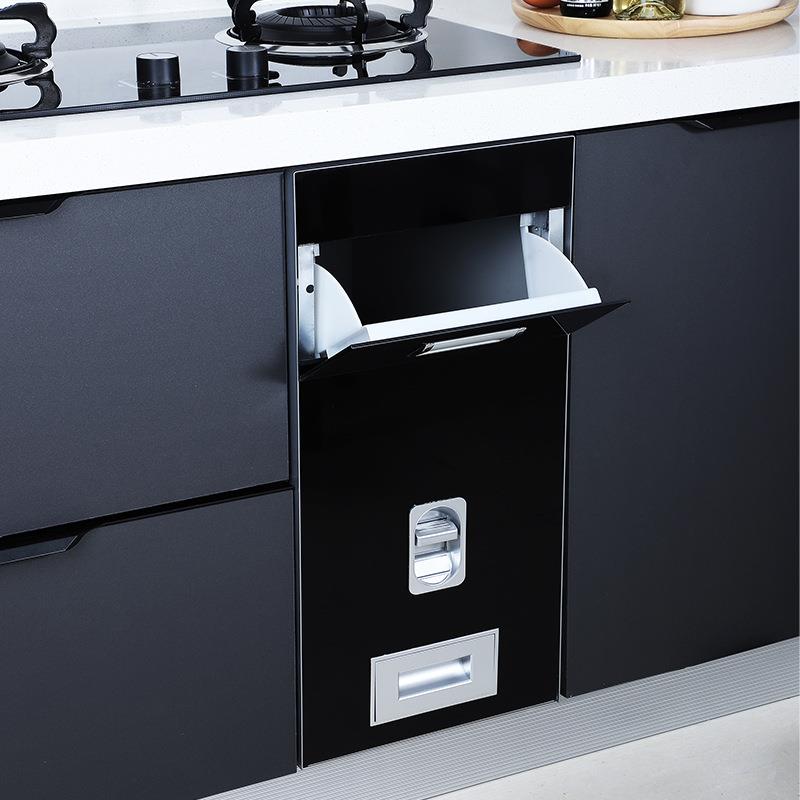 欧红志米缸箱密封橱柜款不锈钢米罐按压储米罐放米收纳盒米桶厂家