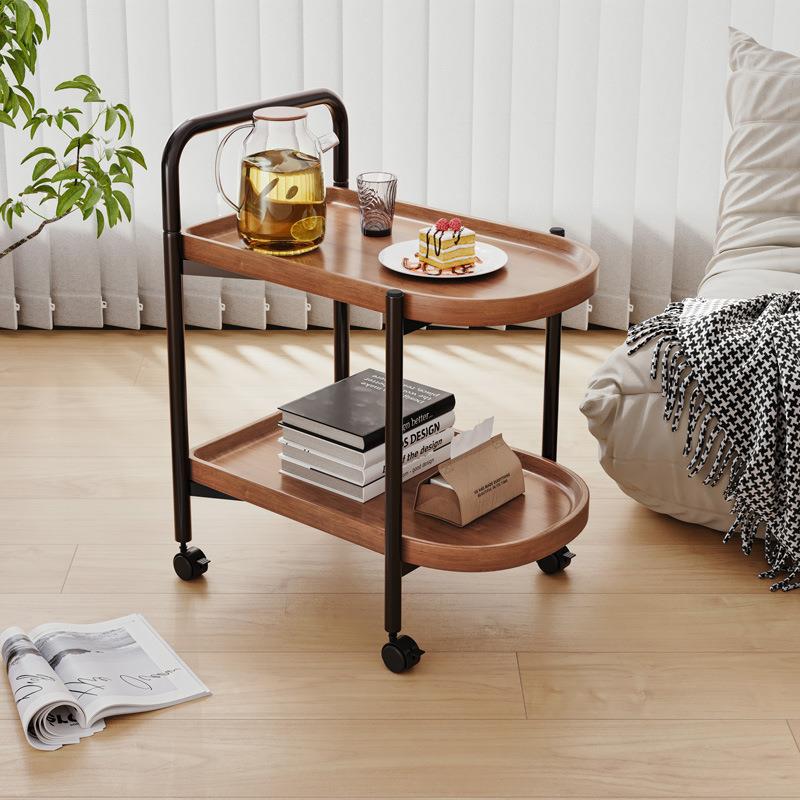 北欧风可移动床头柜迷你小型桌子网红款置物架带轮卧室储物置物架