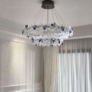 法式中古客厅吊灯复古奶油风卧室主灯艺术设计感水晶餐吊灯房间灯