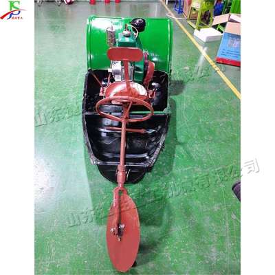 大面积水田耕作机耕船 乘坐式水田打浆除草机 Machine tiller