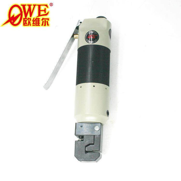 原装欧维尔气动直式冲孔折边机压边穿孔机 穿线器 压线钳OWE-388
