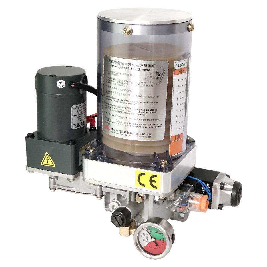 PLC控制罐装式电动油脂润滑泵 带卸压递进式黄油泵 24V 220V 微型