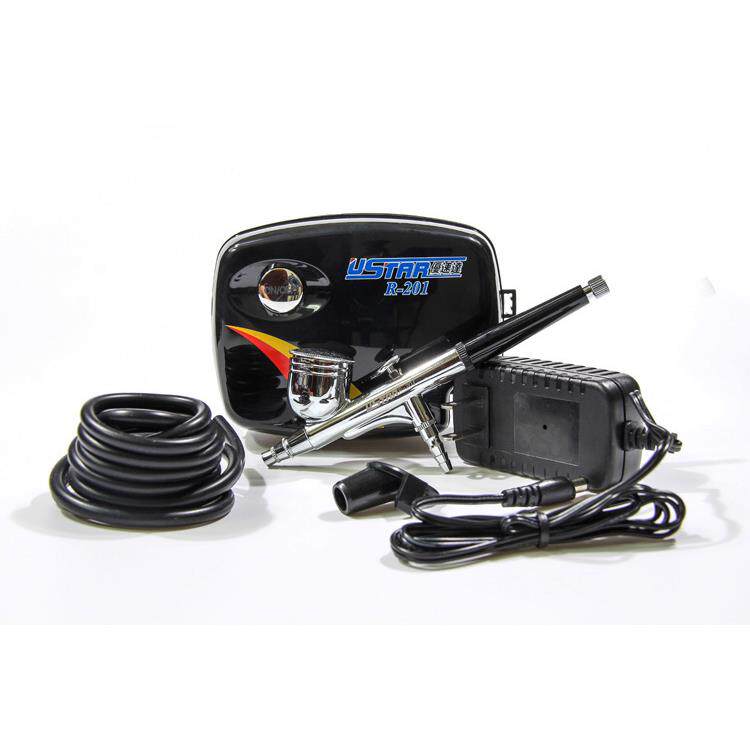 R-201 黑色套装喷笔化妆 、美甲 寿桃蛋糕上色工具