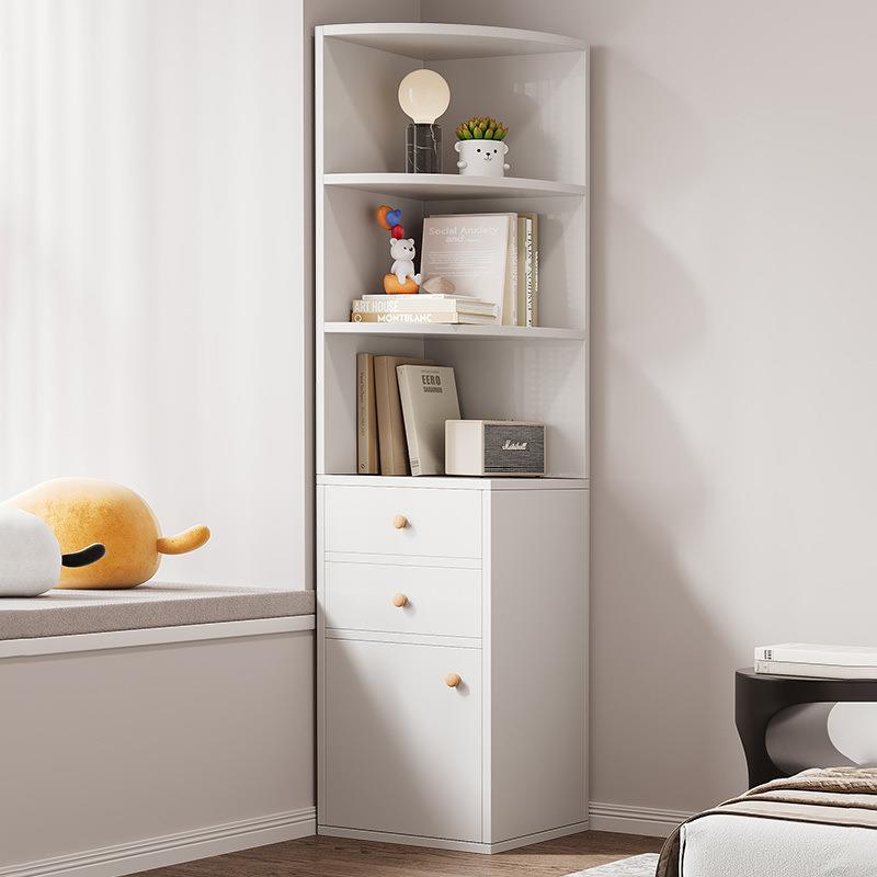 架子转角柜靠墙落地角落墙边柜角柜书架收纳柜三角置物架卧室墙角