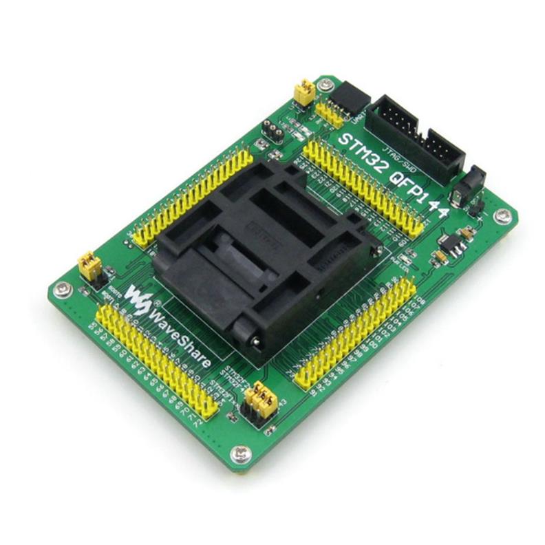 STM32专用编程座 烧写座 QFP144 0.5mm 原装座子 STM32-QFP144