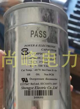 FFC3SY 530-100 L0530F1000UJD1AIL2P 530v 3x100uf SHENGYE 胜业