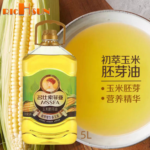 索菲亚初萃玉米胚芽油5L桶装