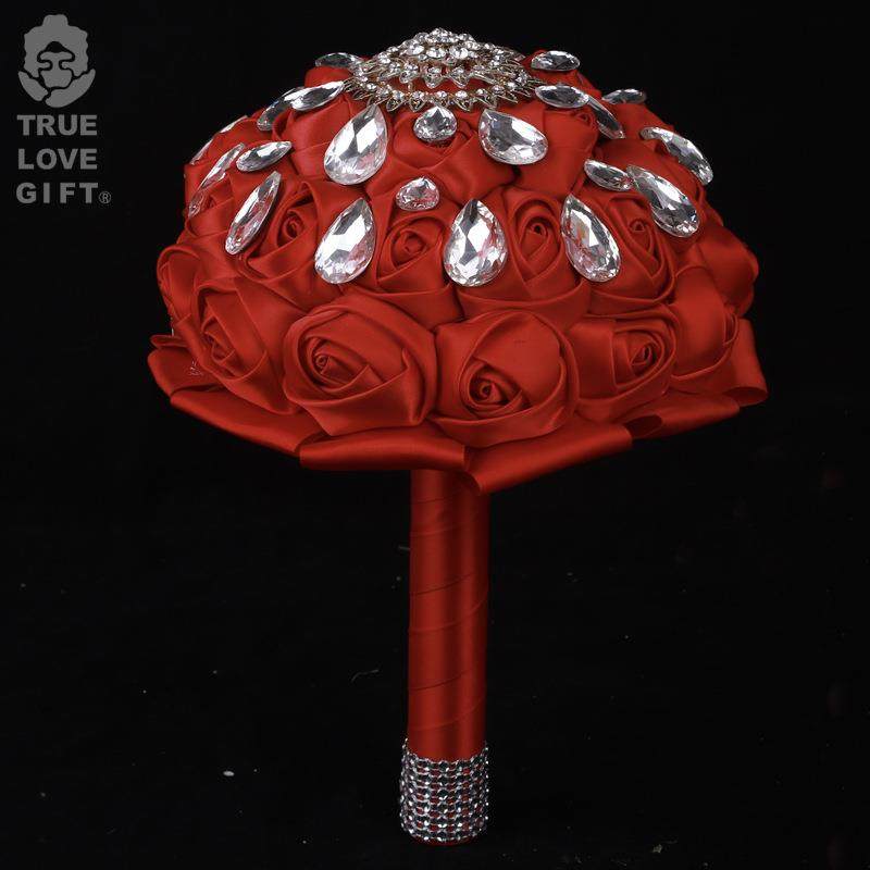 心爱婚品韩式泡沫花婚礼新娘手捧花创意西式婚庆用品结婚捧花