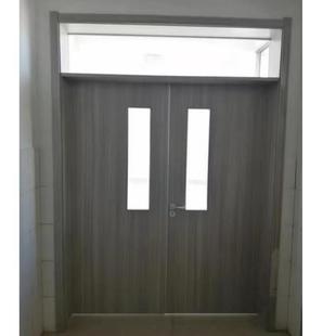 木质防火门单开病房门铝蜂窝填充带观察窗巨梦厂家供应安装