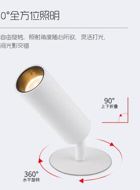 三知LED嵌入式长筒射灯Ra95防眩光角度可调客厅酒店洗墙灯COB筒灯