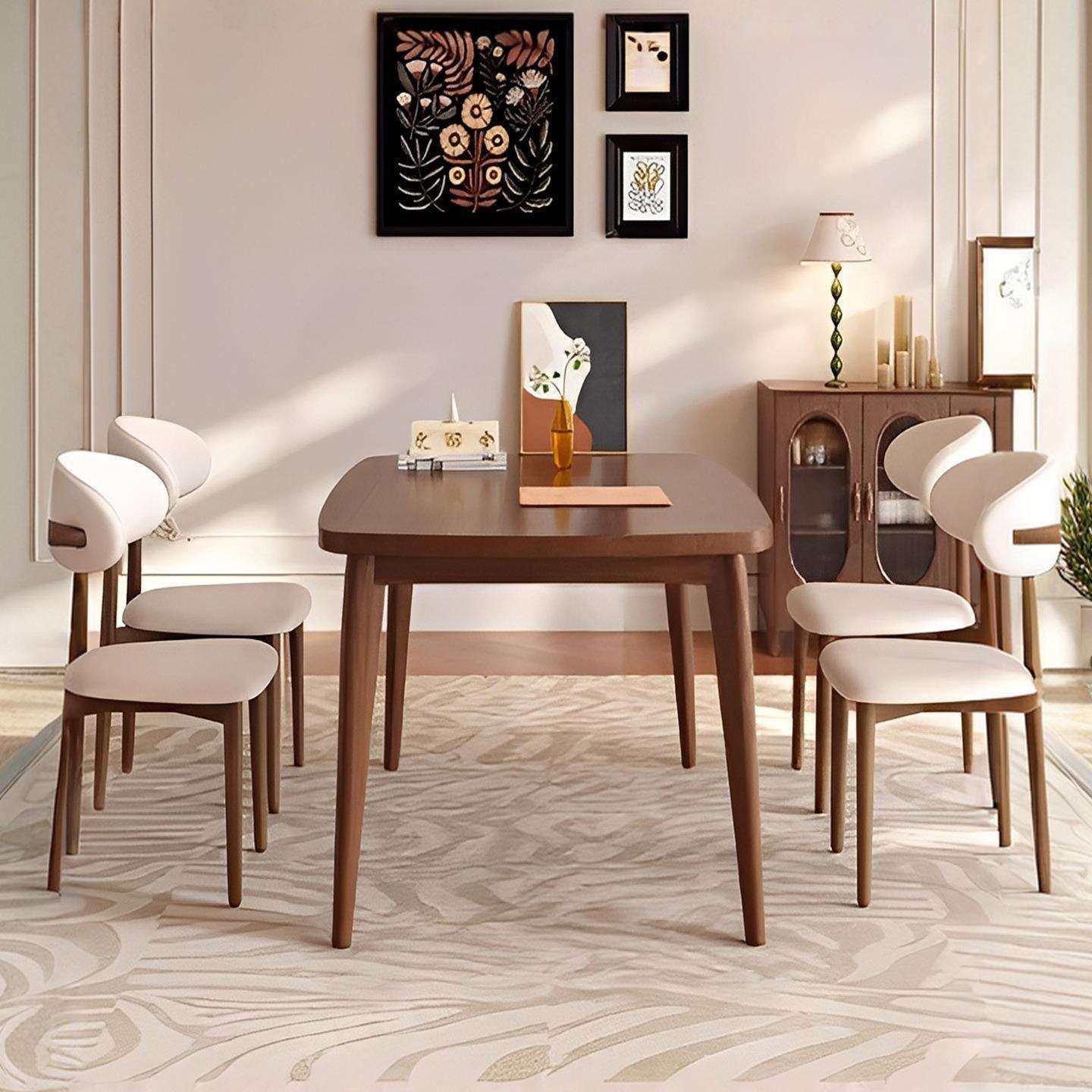 全实木餐桌家用小户型去客厅化长方形洽谈桌子黑胡桃色餐桌椅组合,鲜花速递/花卉仿真/绿植园艺,割草机/草坪机,淘宝优惠券,粉丝福利购,淘宝优惠卷