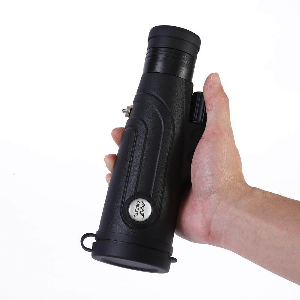 爱唯特10x50单筒望远镜高倍高清民用专业望远镜便携手持外望远镜