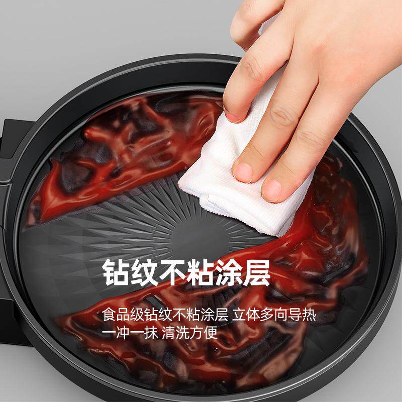 厂家直销电饼铛家用双面加热烙饼锅煎饼机新款自动断电电烤铛烤盘