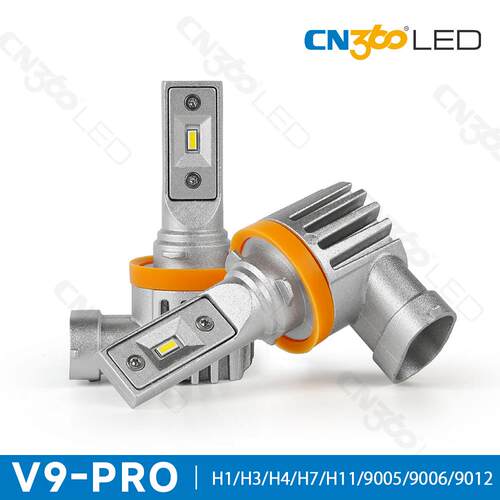 cn360 V9-PRO款26W一体直插汽车led大灯近远光一体灯H4H7H11高亮