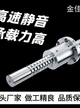 高速静音滚珠丝杠SFS4040 封口机专用丝杠螺母耐磨高强度精加工