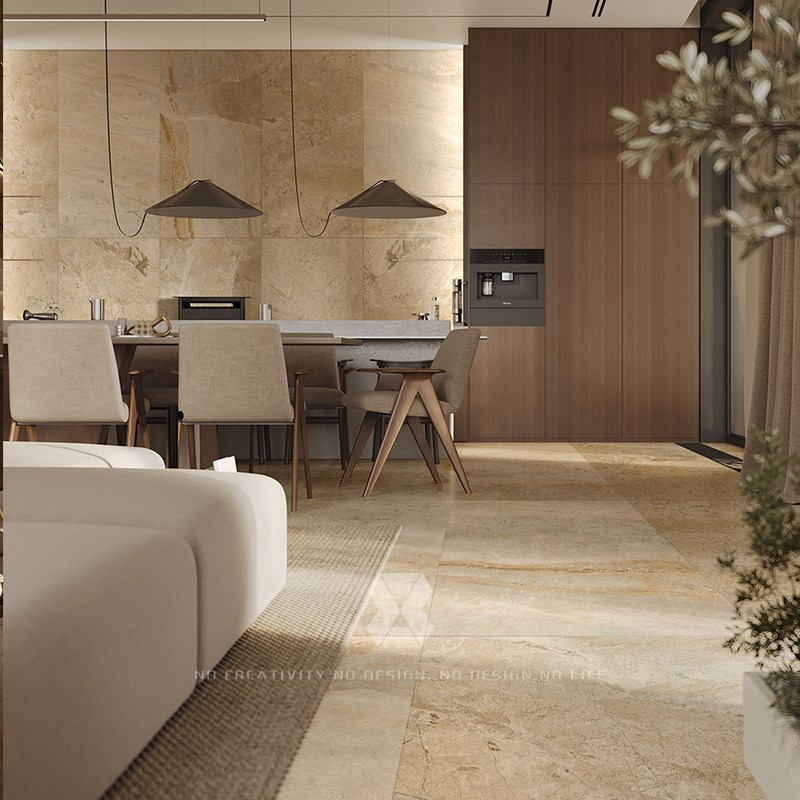 意式大理石12001200大规格瓷砖别墅大平层客餐厅墙地砖酒店工程砖