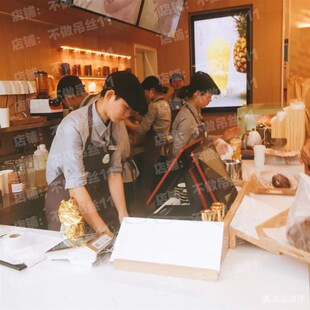 工装 蛋糕店奶茶餐馆服E务员全棉衬衣定做定制LOG 男女长袖 纯棉衬衫