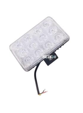 挖掘机灯24V超亮散光灯适用农用车叉车铲车大灯LED方灯12珠36W薄