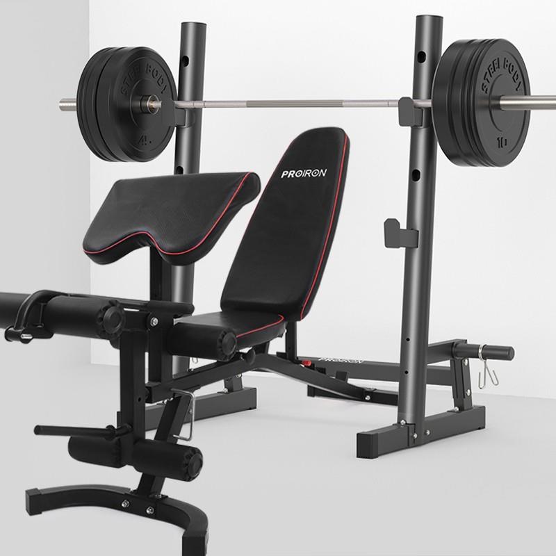 PROIRON普力艾 组合多功能卧推架2.2米奥杆举重床力量综合训练器